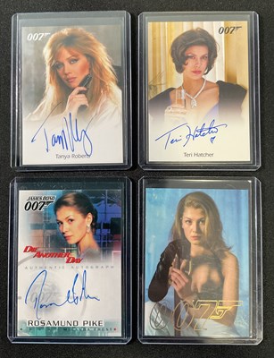 Lot 459 - JAMES BOND - A group of James Bond autograph...