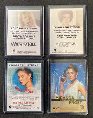 Lot 459 - JAMES BOND - A group of James Bond autograph...