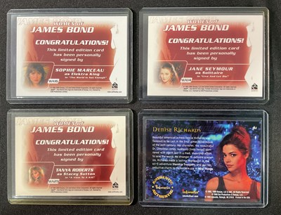 Lot 459 - JAMES BOND - A group of James Bond autograph...