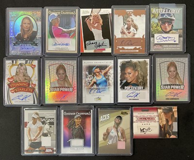 Lot 467 - FEMALE ATHLETES - A collection of autograph...