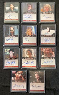 Lot 471 - BATTLESTAR GALACTICA (Scifihobby) - A group of...