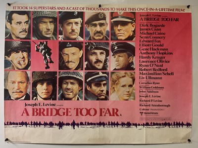 Lot 186 - A BRIDGE TOO FAR (1977) UK Quad 'cast style'...