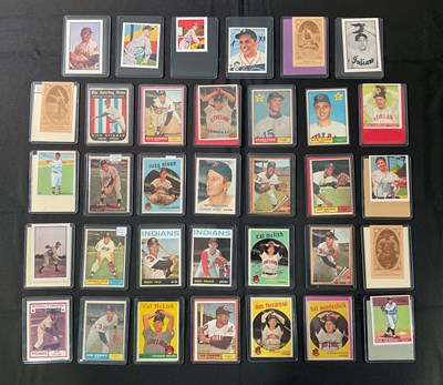 Lot 506 - BASEBALL - A collection of trading cards for...
