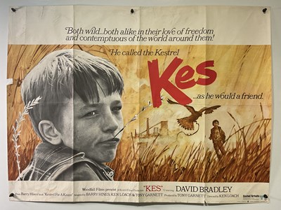 Lot 161 - KES (1969) UK quad film poster for the...