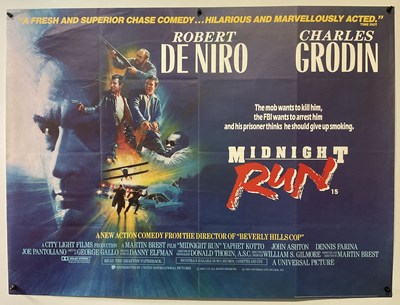 Lot 101 - MIDNIGHT RUN (1988) - UK Quad Film Poster -...