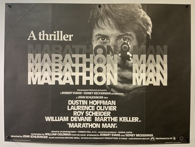 Lot 46 - MARATHON MAN (1976) - A UK Quad film poster...