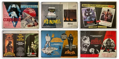 Lot 337 - A horrifying selection of double bill UK Quad...