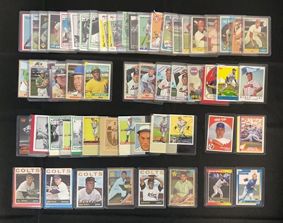 Lot 513 - BASEBALL - A collection of trading cards for a...