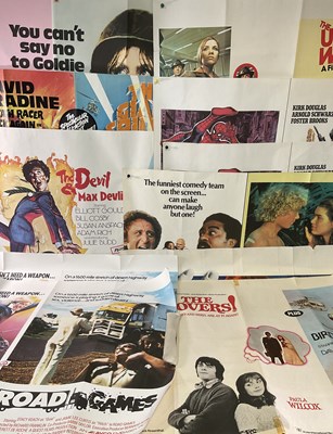 Lot 158 - Double Bill UK Quad film posters comprising:...