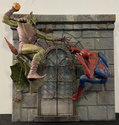 Lot 397 - A Horizon resin model kit of Spider-man and...
