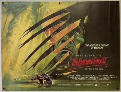 Lot 85 - THE EMERALD FOREST (1985) UK Quad film poster...
