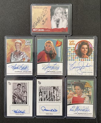 Lot 445 - MOVIE STARS - A small group of autographed...