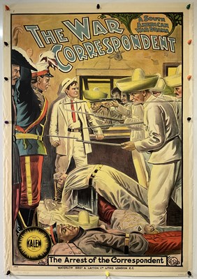 Lot 203 - THE WAR CORRESPONDENT (1913) UK one sheet, War...