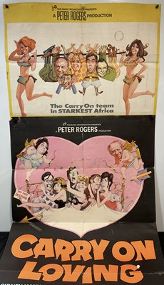 Lot 137 - CARRY ON UP THE JUNGLE (1970) UK one sheet...