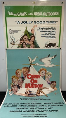 Lot 138 - CARRY ON MATRON (1972) UK one sheet film...