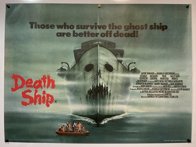 Lot 316 - DEATH SHIP (1980) UK Quad film poster, rolled