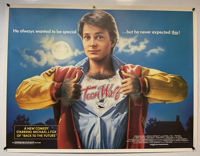 Lot 317 - TEEN WOLF (1985) UK Quad film poster, rolled