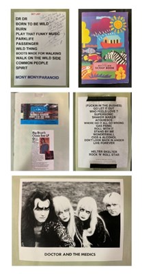 Lot 27 - An interesting scrapbook of music memorabilia,...