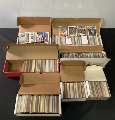 Lot 530 - BASEBALL- A large group of baseball trading...