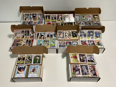 Lot 531 - BASEBALL- A large group of baseball trading...