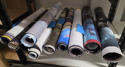 Lot 104 - An EXCALIBUR LUCKY DIP of 200 rolled movie...