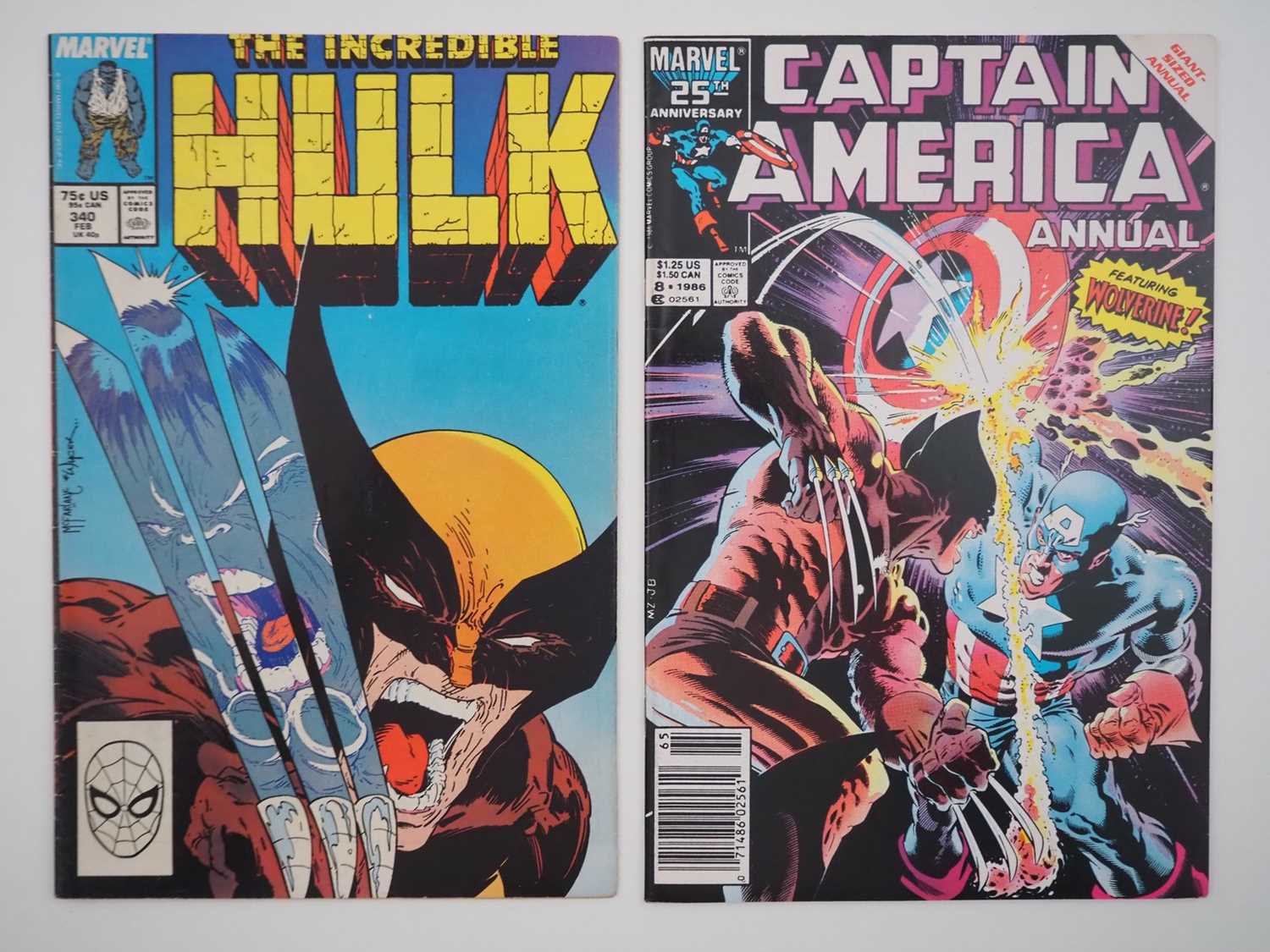 Lot 3 - INCREDIBLE HULK #340 & CAPTAIN AMERICA ANNUAL...