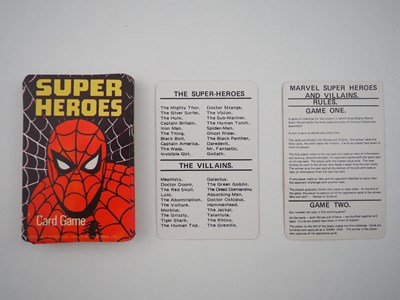 Lot 7 - MARVEL SUPER HEROES AND VILLAINS TOP TRUMPS...