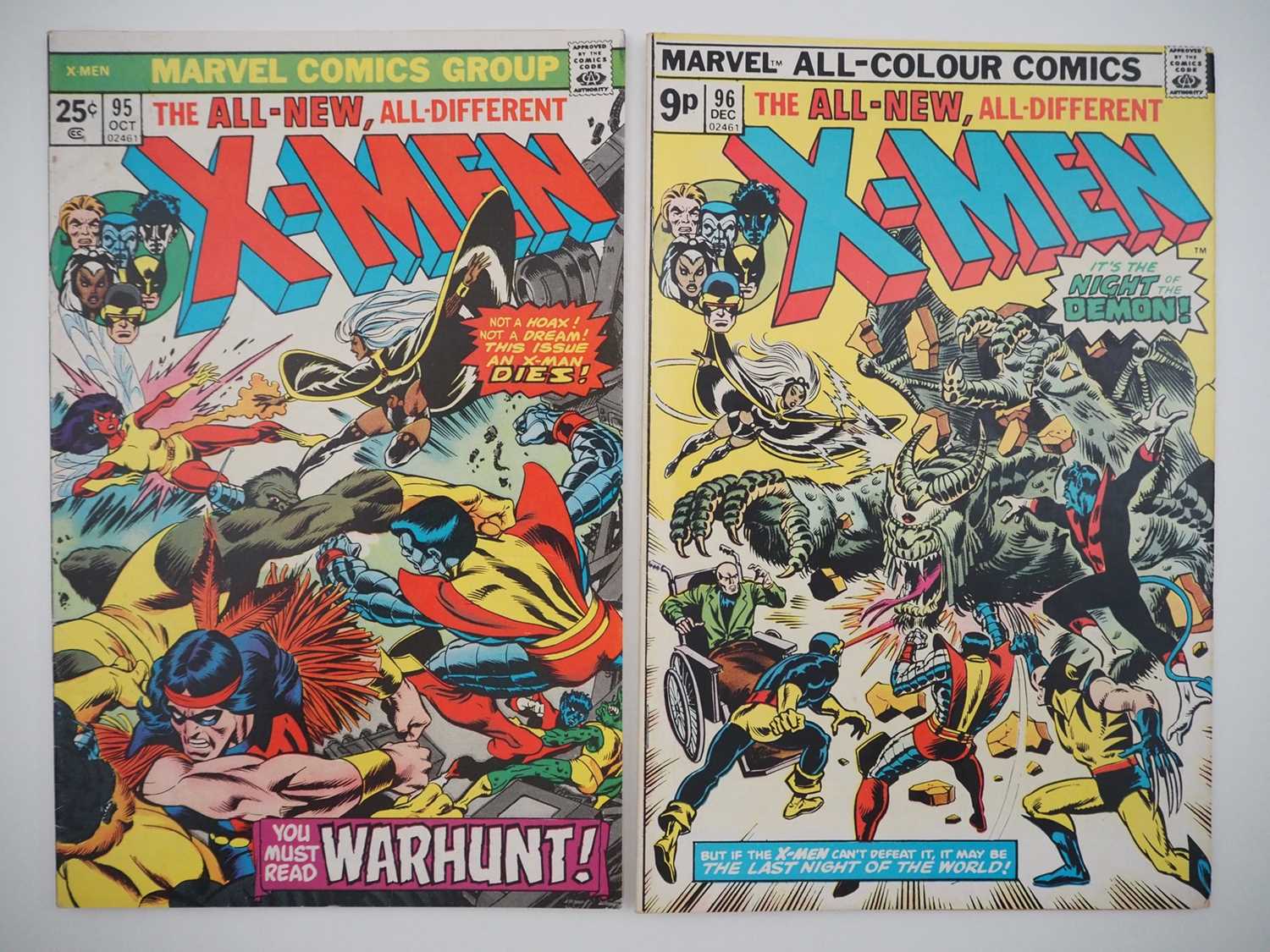 Lot 13 - X-MEN #95 & 96 (2 in Lot) - (1975 - MARVEL -...