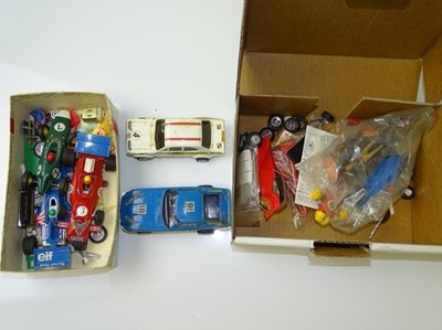 Lot 112 - VINTAGE TOYS: A quantity of unboxed SCALEXTRIC...