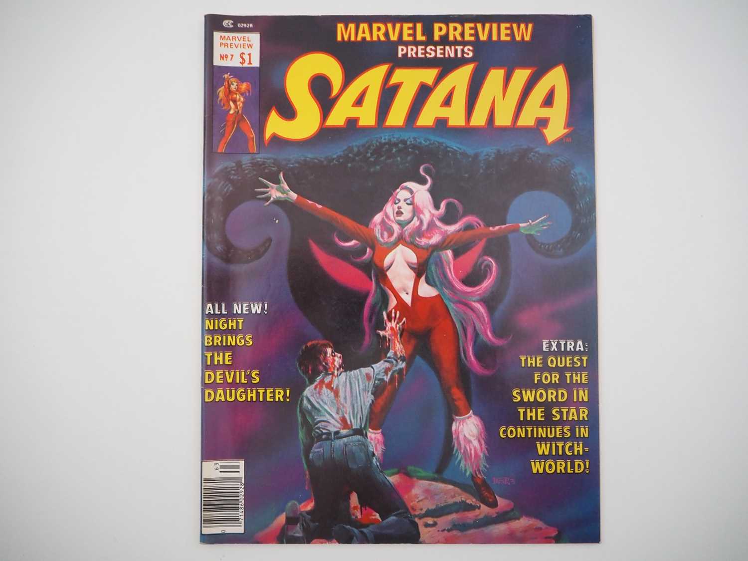 Lot 17 - MARVEL PREVIEW: SATANA #7 (1976 - CURTIS) -...