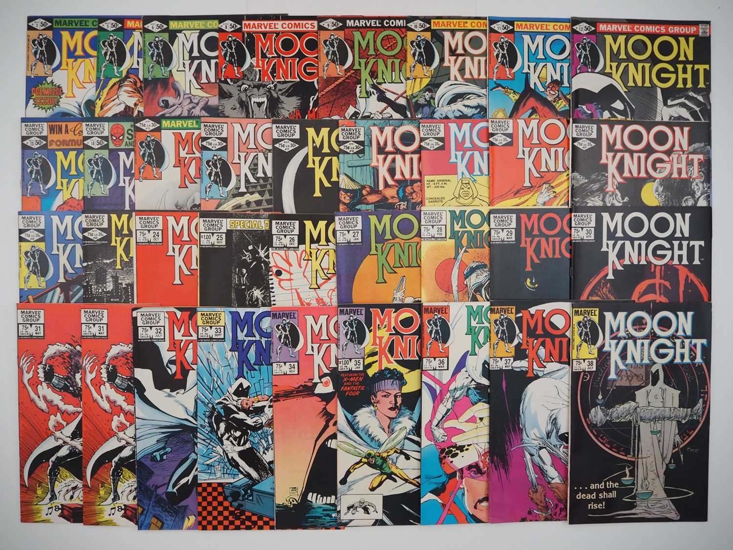 Lot 29 - MOON KNIGHT #1, 5, 6, 8-38 (35 in Lot - 2...