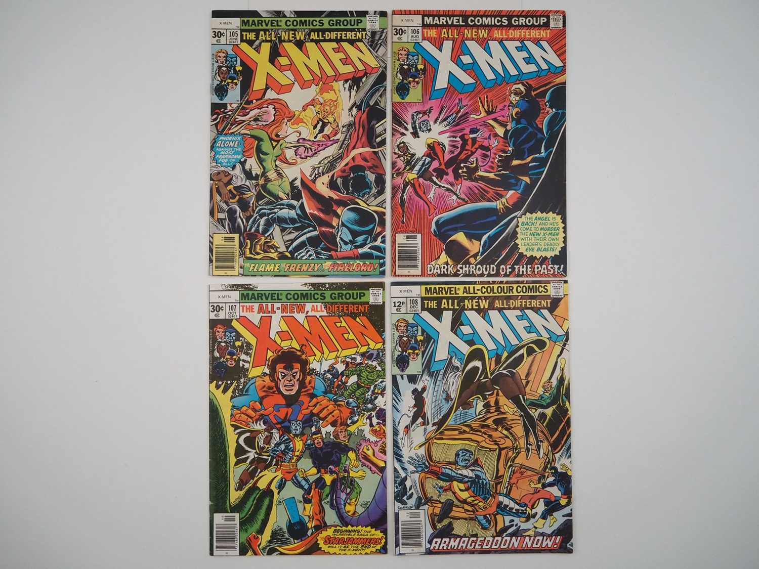 Lot 35 - X-MEN #105, 106, 107, 108 (4 in Lot) - (1977 -...