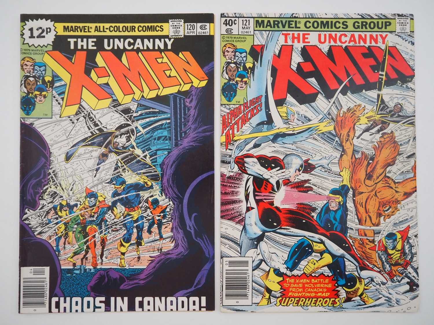 Lot 38 - UNCANNY X-MEN #120 & 121 (2 in Lot) - (1979 -...