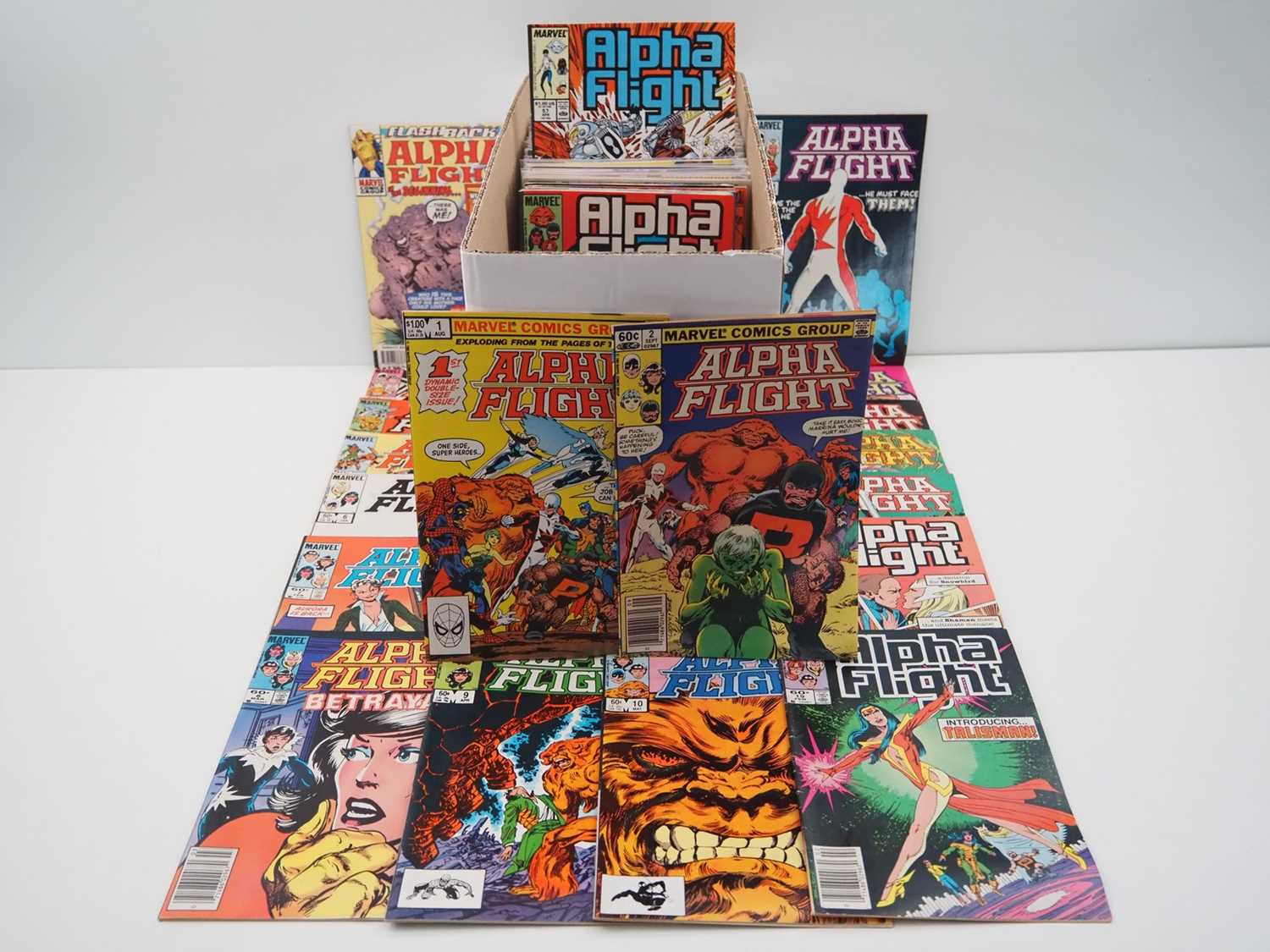 Lot 39 - ALPHA FLIGHT #MINUS 1, 1-14, 17-32, 34, 38-117,...