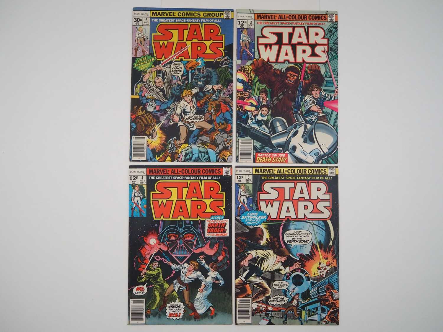 Lot 42 - STAR WARS #2 to 5 (4 in Lot) - (1977 - MARVEL -...
