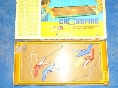 Lot 115 - VINTAGE TOYS: A boxed CROSSFIRE game -...