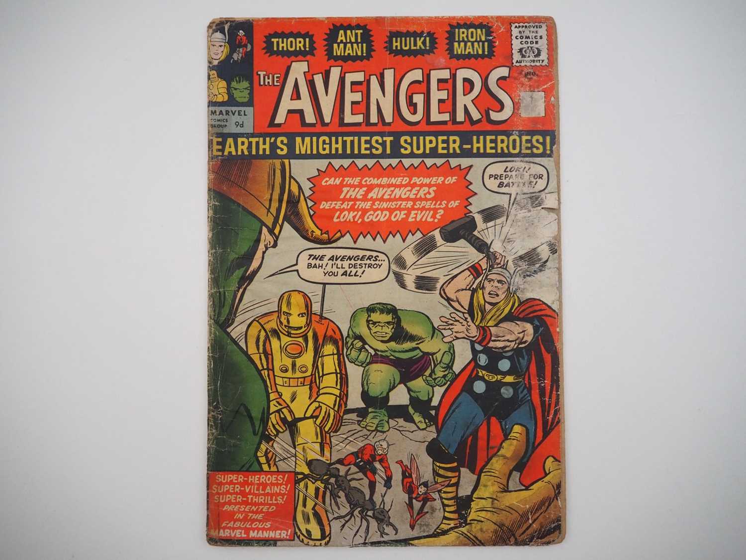 Lot 55 - AVENGERS #1 - (1963 - MARVEL - UK Price...
