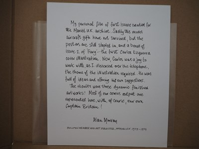 Lot 84 - MARVEL UK FIRST ISSUE FILE COPIES (10 in Lot) -...