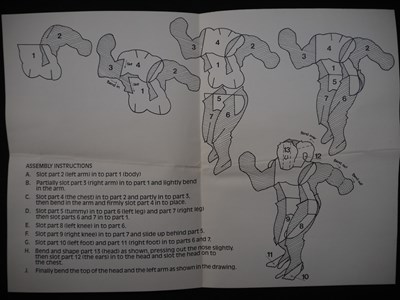 Lot 87 - MAILAWAY INCREDIBLE HULK 3D JIGSAW (1979) -...