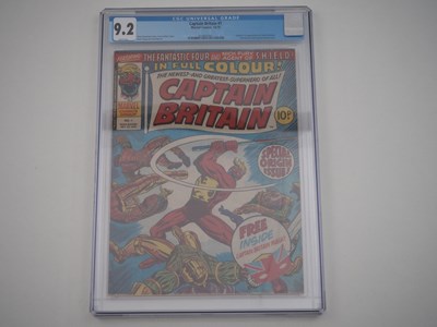 Lot 91 - CAPTAIN BRITAIN #1 (1976 - MARVEL UK) - GRADED...