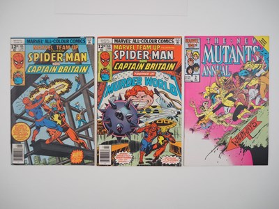 Lot 93 - MARVEL TEAM-UP #65 & 66 + THE NEW MUTANTS...