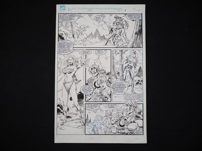Lot 104 - ORIGINAL ART PAGE FOR ISSUE #10 OF MARVEL UK'S...