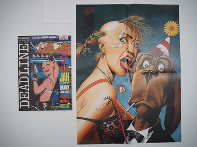 Lot 122 - DEADLINE MAGAZINE #1 + TANKGIRL POSTER (2 in...