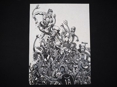 Lot 160 - MAGNUS, ROBOT FIGHTER ART - Fantasticly...