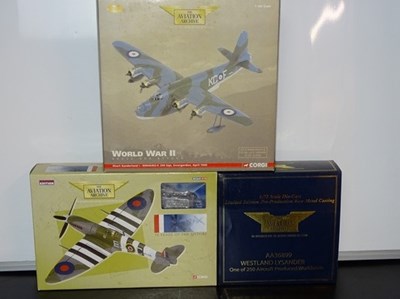 Lot 126 - A group of CORGI Aviation Archive 1:72 and...