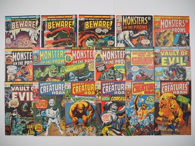Lot 182 - MARVEL HORROR LOT (17 in Lot) - Includes...