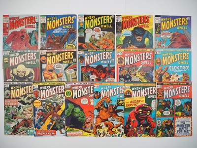 Lot 184 - WHERE MONSTERS DWELL #5, 6, 8-9, 11-12, 16-18,...