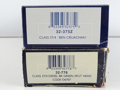 Lot 326 - A pair of BACHMANN class 37 diesel locomotives...