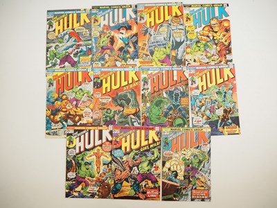 Lot 349 - INCREDIBLE HULK #165-167, 169-171, 175-176,...