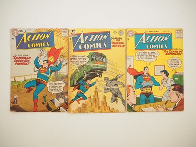 Lot 386 - ACTION COMICS #199, 225, 230 (3 in Lot) -...